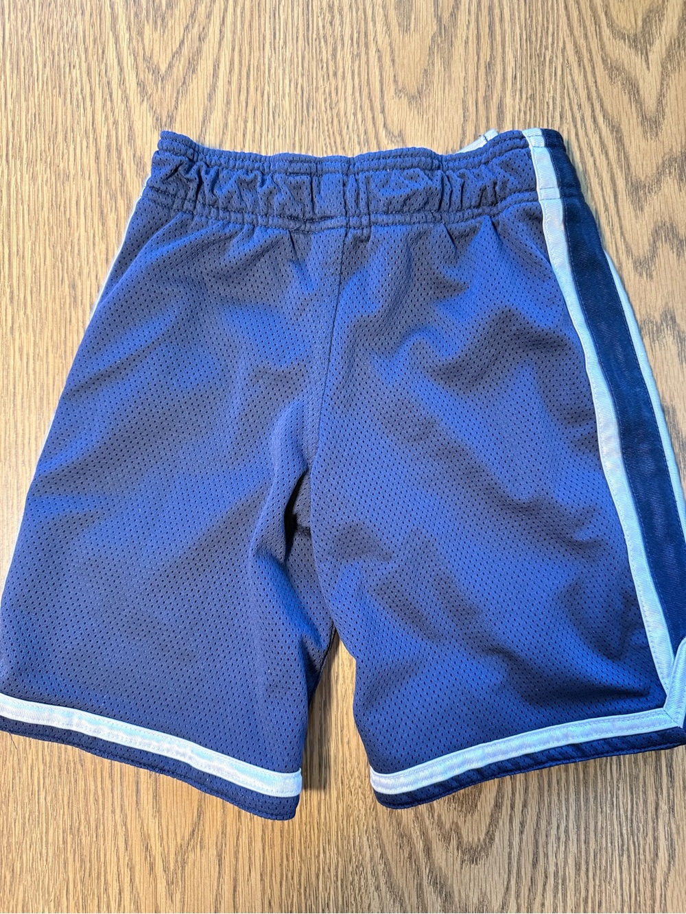 Carter's Blue Mesh Athletic Shorts with Light Blue Trim